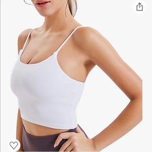 White Cropped Cami